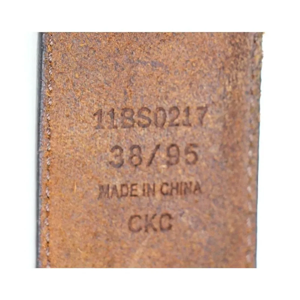 Handcrafted BROWN GENUINE LEATHER 1.5